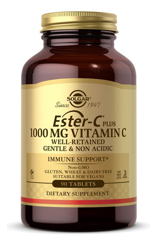 Vitamina C Solgar Ester-c 1000mg 90 Comprimidos