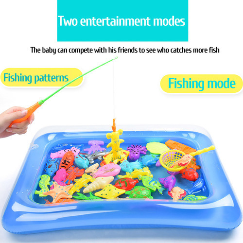 Jogo De Pesca Magnética Summer Toy Conjunto De Piscina De 24 - Imagem 9
