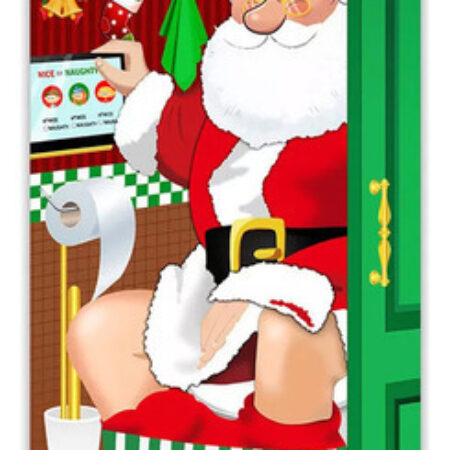 Forros De Puertas Navideños, Envoltório De Porta De Natal - Imagem 5
