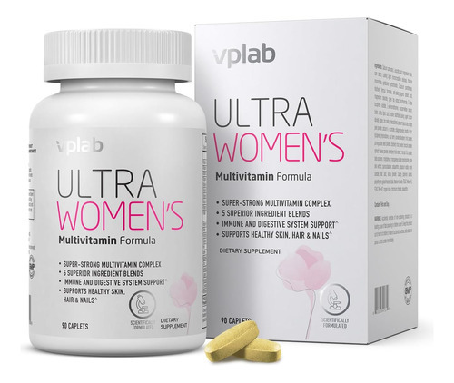 Fórmula Multivitamínica Ultra Feminina Vplab, 90 Cápsulas