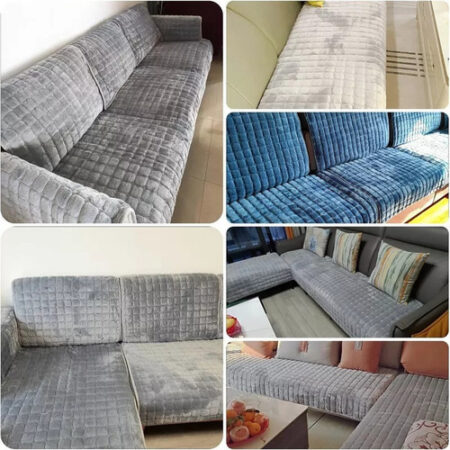Capa Pra Sofá Flannel Retrátil 90*90cm 4 Lugares - Imagem 8
