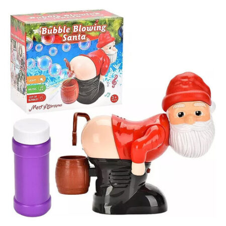 Máquina De Bolhas De Gnomos De Natal Do Papai Noel - Imagem 3