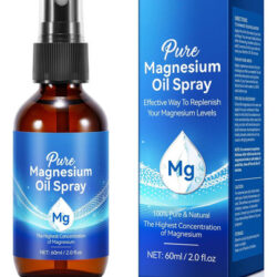 Spray De Óleo De Magnésio, Spray De Magnésio 100% Natural Pa