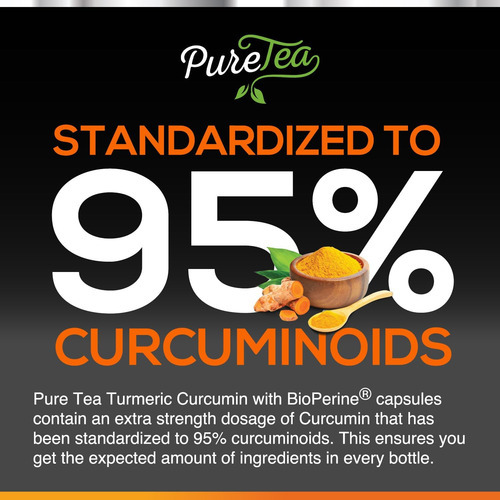 Curcumina De Cúrcuma Com Bioperine 1950 Mg, 95% De Curcuminó - Imagem 6