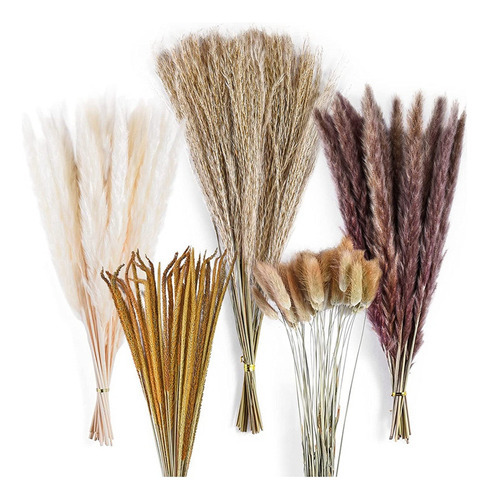 Decoração De Buquê De Capim Seco Dos Pampas Boho Home 120 Un