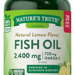 Óleo De Peixe Verdade Da Natureza 2400mg | 120 Cápsulas Soft