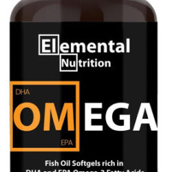 Nutrição Elemental Ômega-3 De Óleos De Peixe - Frasco De 60
