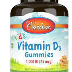 Carlson - Gomas De Vitamina D3 Para Crianças, 1000 Ui (25 Mc