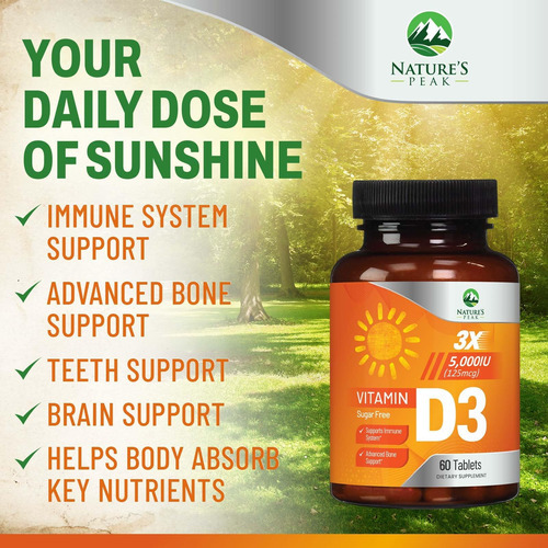 Vitamina Diu (125 Mcg) - Vitamina D Mastigável De Alta Potên - Imagem 7