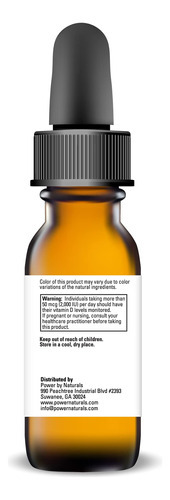 Suplemento Naturegenx Vitamina D3 Líquida 10000 Ui 30ml - Imagem 8