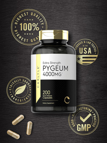 Extrato De Casca De Carlyle Pygeum Africanum 4000mg | 200 Cá - Imagem 5