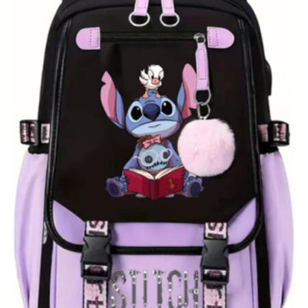 Mochila De Grande Capacidade 2024 New Series Stitch W1 - Imagem 16
