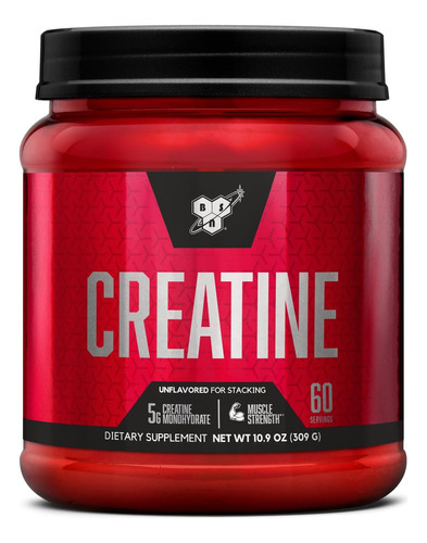 Pó De Monohidrato De Creatina Micronizada Bsn, Sem Sabor, 2