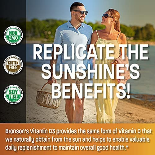 Bronson Vitamina D3 10.000 Ui (250 Mcg) Potência - Suporta S - Imagem 3