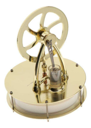 Diy Air Stirling Motor Modelo Motor Coração Steam Power - Imagem 6