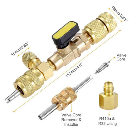 Extrator De Núcleo De Válvula De Ferramentas Hvac R410a R22 - Imagem 4