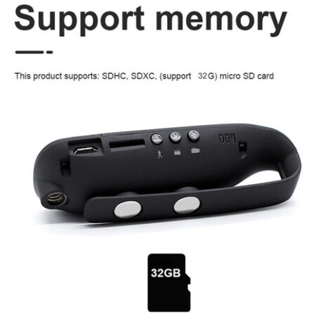Novo Câmera Corporal Hd 1080p Vestível Portátil Pocket Cam — foto 9