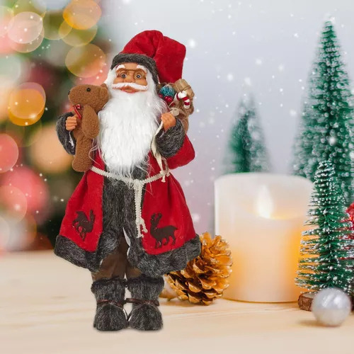 E Figuras De Papai Noel, Decoração De Mesa, Ornamento - Imagem 4