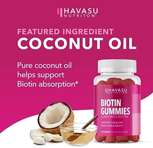 Vitamina B7 Havasu Nutrition/ 5000 Mcg/90 Gomitas - Imagem 6
