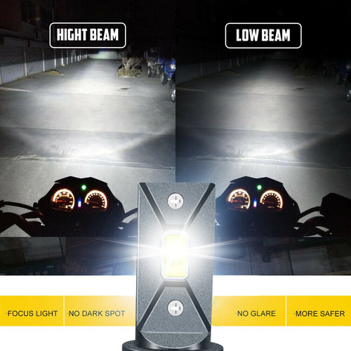 Li Faróis Led De Motocicleta H7 Para Kawasaki Klr650 - Imagem 7