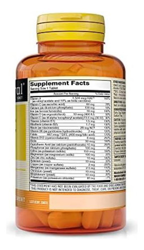 Mason Natural Daily Multiple Vitamins With Minerals - 24 Vit - Imagem 2