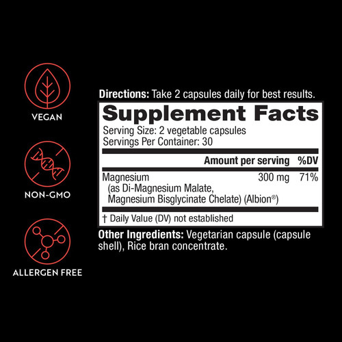Innerthera Magnesium Glicinate & Malate Complex | 300 Mg | Q - Imagem 3