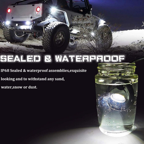 Par Rock Lights Branco 9leds Ip68 Chassis Uni Uni Uni - Imagem 7