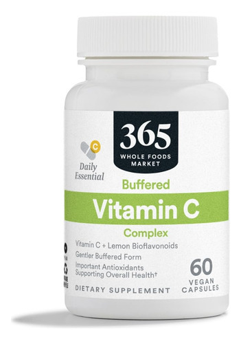 Suplemento 365 Da Whole Foods Market Vitamin C Complex 60 Ca