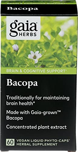 Gaia Herbs Bacopa - Suplemento De Ervas Para Suporte Cerebr