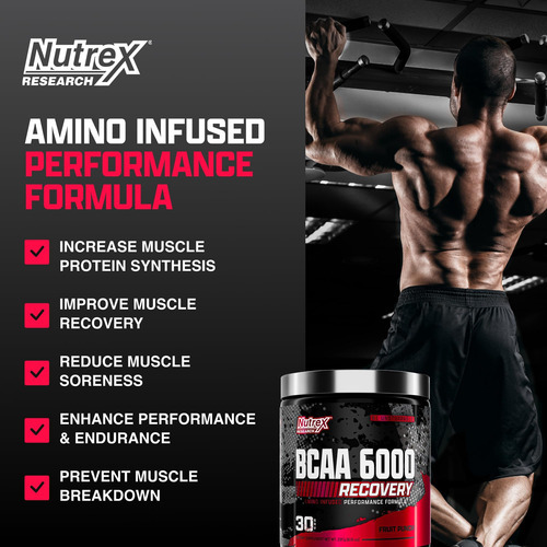 Nutrex Research - Bcaa Powder 6000 Aminoácidos - 6 Gramas De - Imagem 2