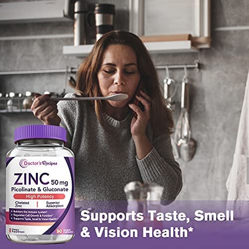 Receitas Médicas Cápsulas De Zinco 50 Mg De Picolinato E Gl - Imagem 5