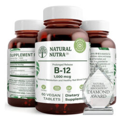 Natural Nutra Vegan Vitamina Bmcg, Suplemento De Cobalamina