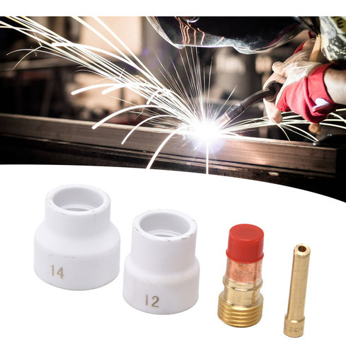 Kit De Lentes Tig Gas De 4 Peças, Copo De Cerâmica Branca, C - Imagem 7