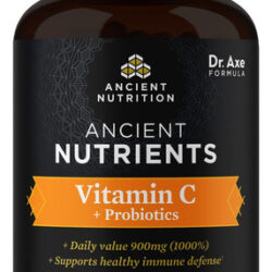 Probióticos De Nutrição Antiga E Suplemento De Vitamina C, S