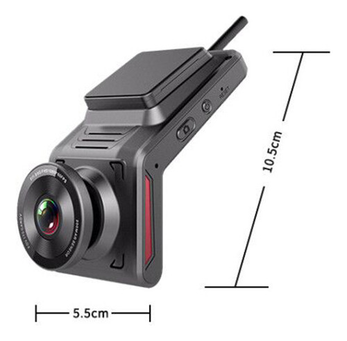 Dvr De Carro Dash Cam Wifi 4g Hd 1080p De Lente Dupla Com Gp - Imagem 7
