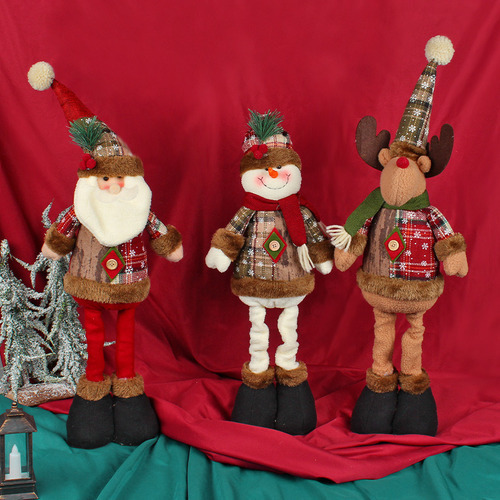 Decorações De Natal Decoração De Boneca Retrátil Interna - Imagem 9