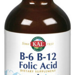 Suplemento Kal Vitamina B-6 B-12 Dropins De Ácido Fólico 60m