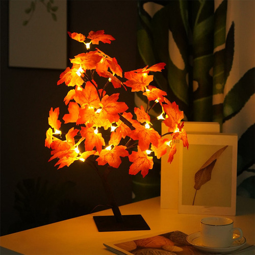 . Luzes De Decoração De Outono De Ação De Graças Luz - Imagem 6