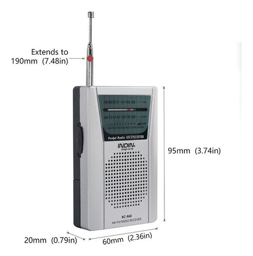 Rádio Paranormal Fm Spirit Box Tune Bc-r60 Am - Imagem 7