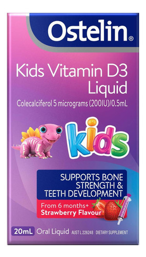 Ostelin Kids Vitamina D Líquida 20ml
