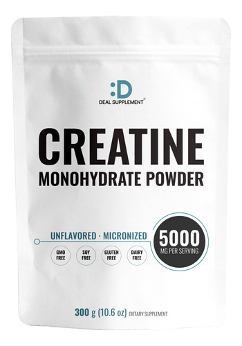 Suplemento De Creatina Monohidratada Em Pó Deal 300 G (60 Po