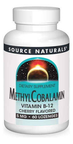 Source Naturals, Metilcobalamina, Vitamina B-12 5mg, Sabor C