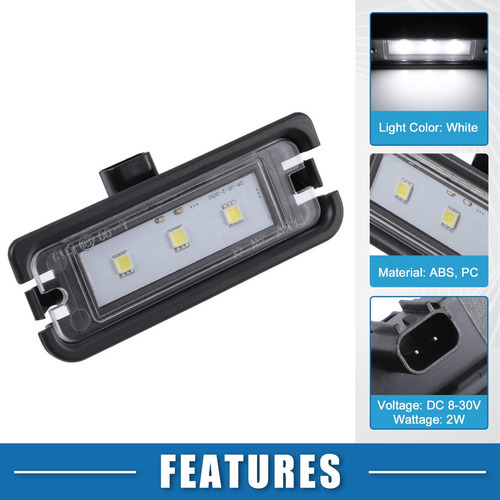 Luzes De Matrícula Para Ford Focus Fusion Lincoln Mks Mkt - Imagem 6
