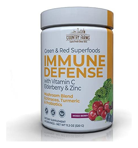 Country Farms Immune Defense Superfoods Drink Mix, Apoia A D