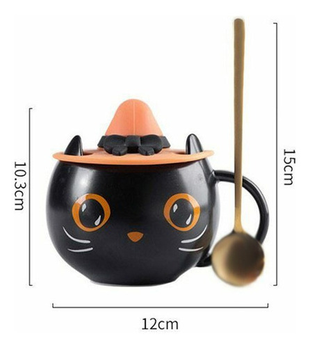 Presentes De Halloween Pretos Copo De Gato Preto Com Boné De — foto 6 Presentes De Halloween Pretos Copo De Gato Preto Com Boné De - Imagem 6