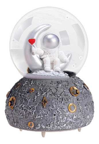 Caixa De Música De Bola De Cristal De Floco De Neve De - Imagem 2