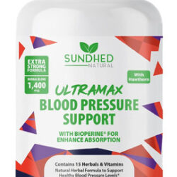 Sundhed Natrual Ultramax Pressão Arterial Com Bioperina Para