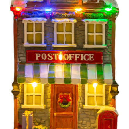 Musical Iluminado Natal Aldeia Casa Estatueta Decoração De - Imagem 20