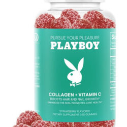 Playboy - Colágeno + Gomas De Vitamina C Para Cabelos, Pele,