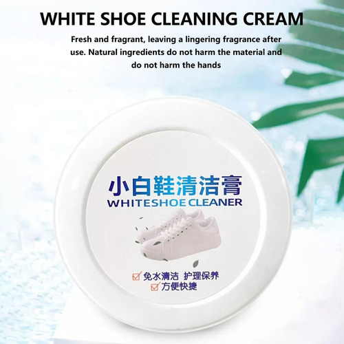 ~ Creme De Limpeza Multifuncional Para Sapatos E Branco, 3 - Imagem 5